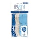 image 2 of Blue Glitz Age 13 Assorted Biodegradable Latex Balloons 30cm / 12 in - Pack of 6