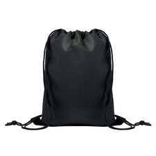 MidOcean Childrens/Kids Shoop Drawstring Bag | Black | Black | One Size | 1