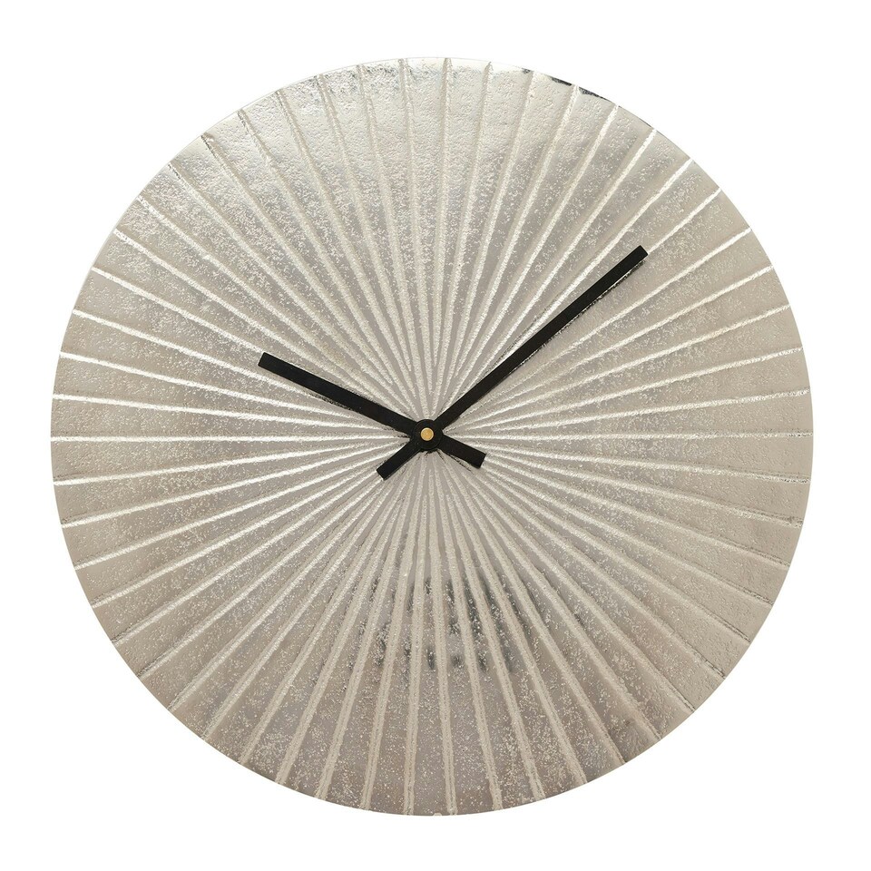 image 1 of Interval Metal Wall Clock 30cm - Silver Silver