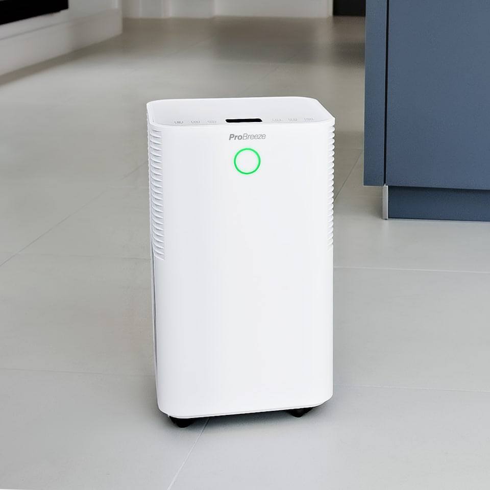 image 1 of Pro Breeze OmniDry 12L Quiet Dehumidifier with Max Extraction and Smart App Control