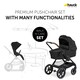 image 2 of hauck Walk N Care Pushchair Set - Black Black