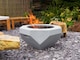 image 2 of Field & Flame Rhoda Wood Burning BBQ Fire Pit in Concrete Grey
