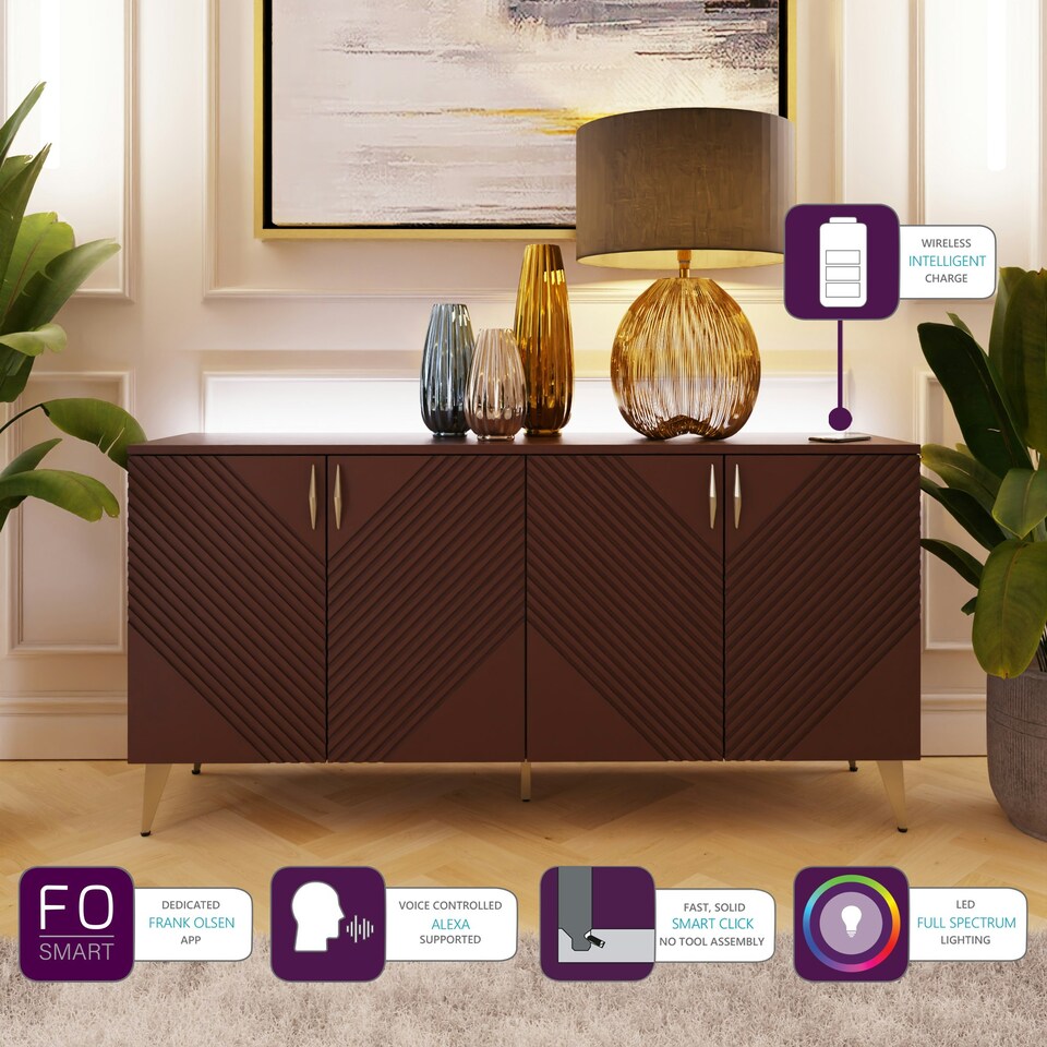image 1 of Frank Olsen Ava Sideboard Purple | Mulberry