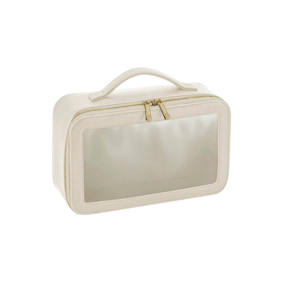Bagbase Boutique Clear Window Travel Pack - Oyster - One Size White