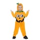image 1 of Pumpkin Jumpsuit Halloween Fancy Dress Costume Unisex Toddler Age 3-4 | Multi | One Size