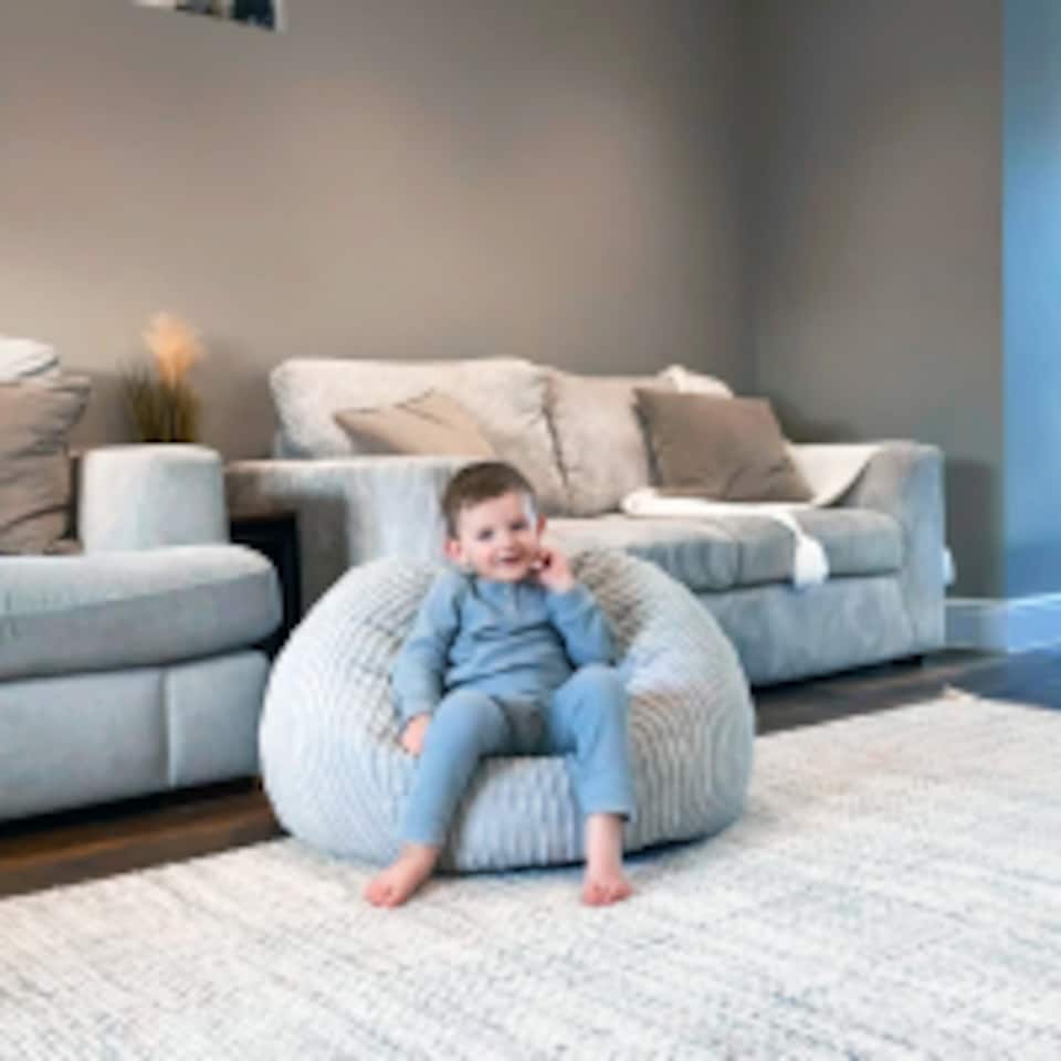 image 1 of rucomfy Indoor Classic Kids Bean Bag Chair - Jumbo Cord Slouchbag