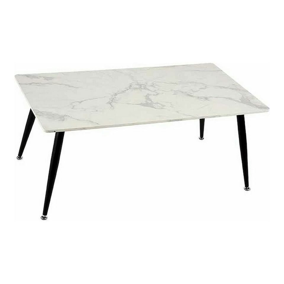 image 1 of Centre Table White Black Marble Metal Melamin MDF Wood 60 x 110 x 45 cm