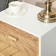image 5 of HOMCOM Bedside Table 2 Drawers Side Cabinet Wooden Storage Chest