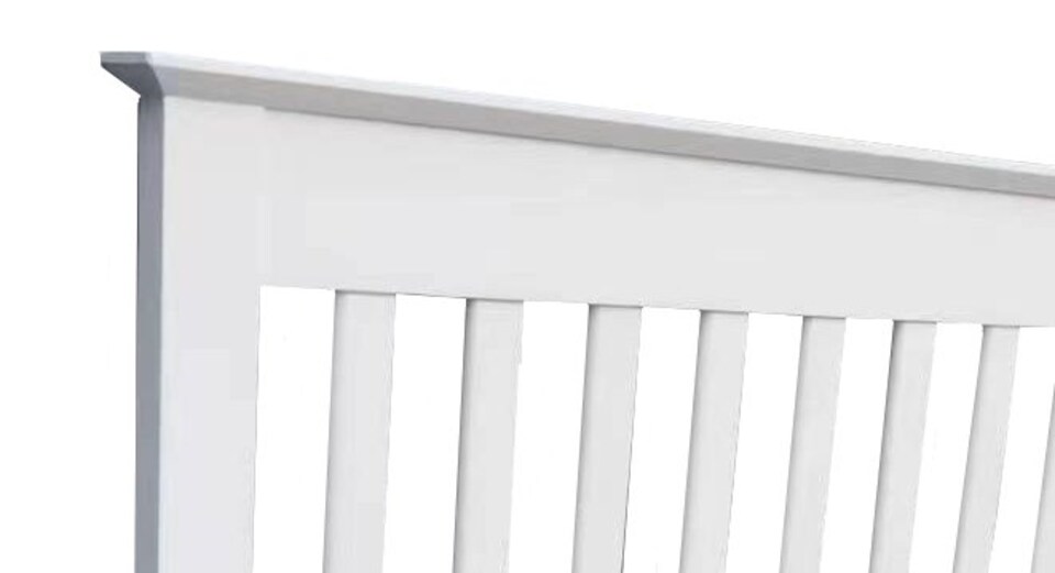 image 1 of 3ft Single Pure white wood headboard,bed head end, head board.Wood, wooden shaker style | White | 3ft Single