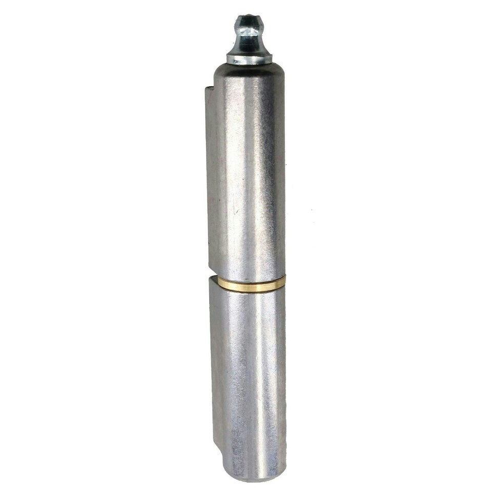 image 1 of 4 PACK Lift Off Bullet Hinge with Grease Nipple Weld On 15x100mm Door Silver