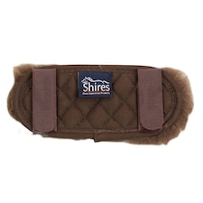 Performance Horses SupaFleece Chin Guard - Brown - 6in