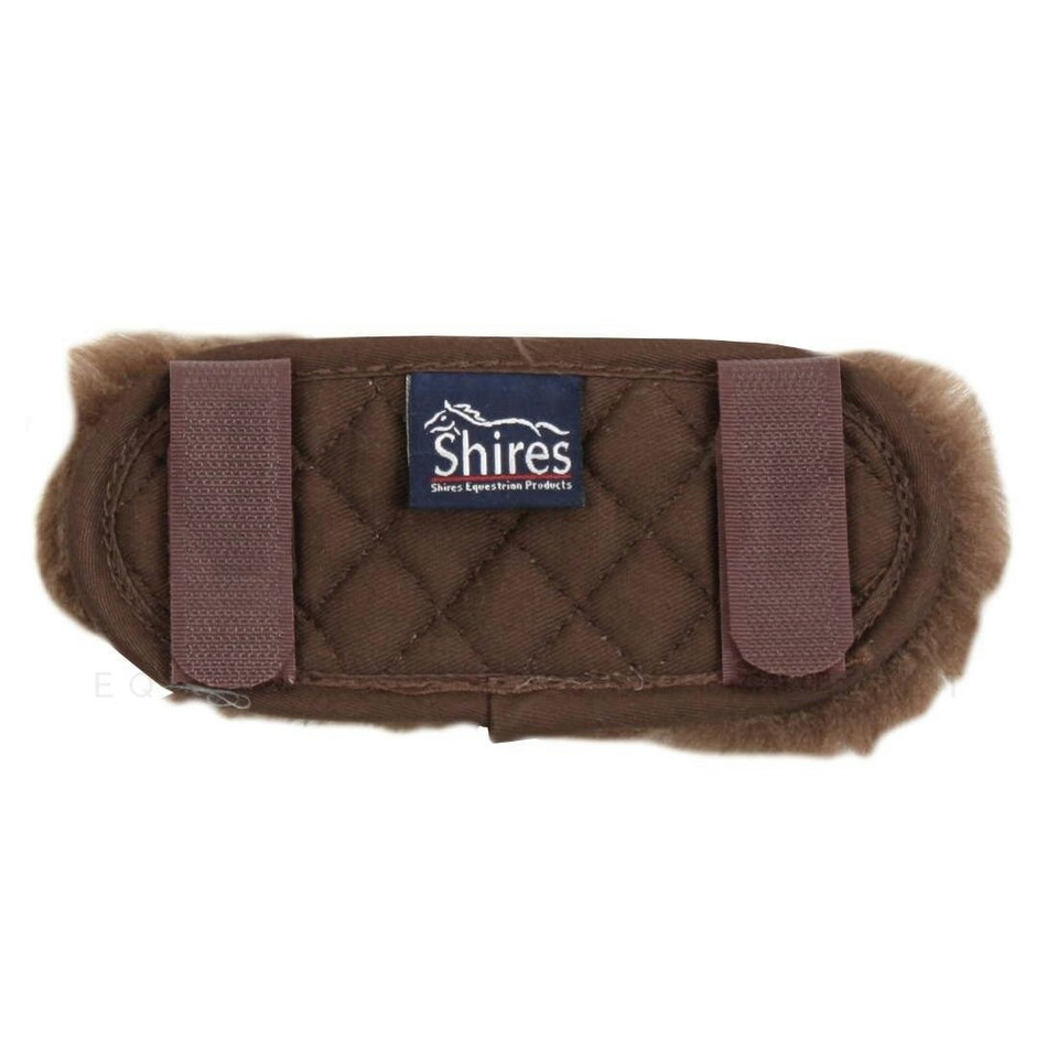 image 1 of Performance Horses SupaFleece Chin Guard - Brown - 6in