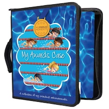 My Proud Moments Medal, Badge & Certificate Case - Swimmers