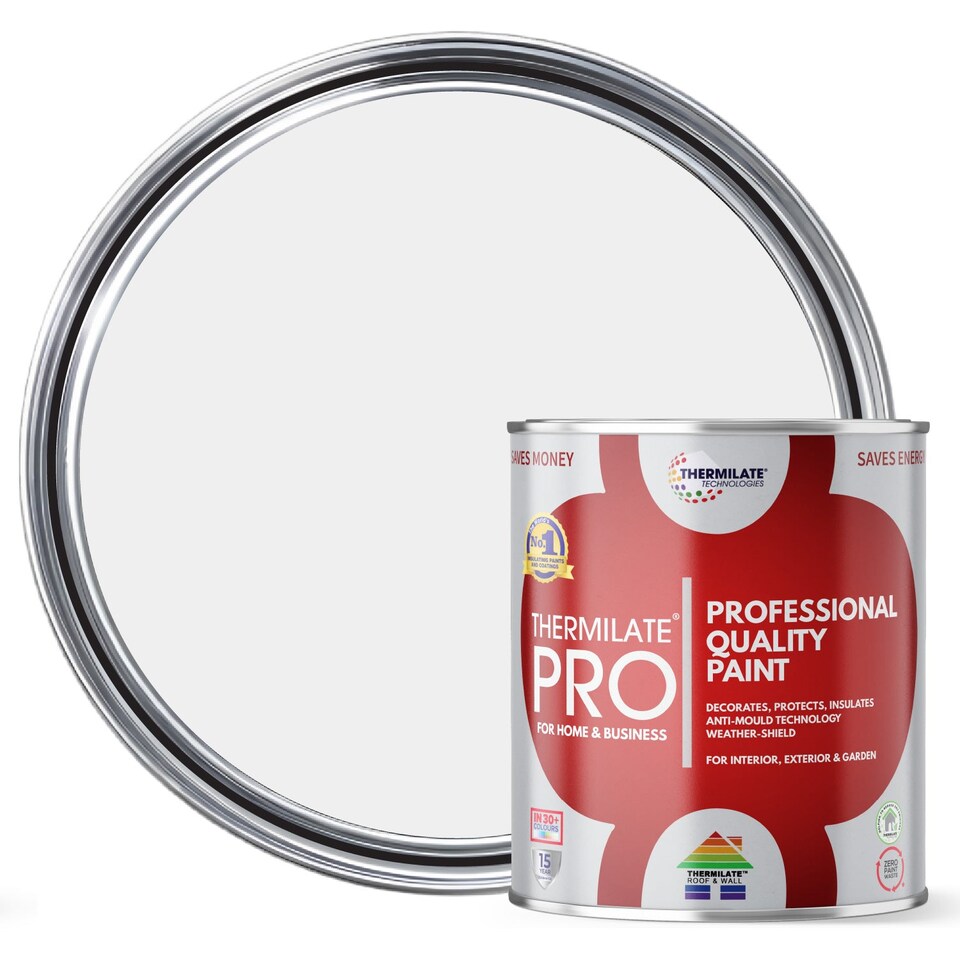 image 1 of Thermilate PRO FLEX Interior & Exterior Paint - Multi-Surface Paint & Primer - All-in-One - Rock Salt - 5L - Matt
