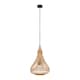 image 2 of EGLO Amsfield Caged Teardrop Rattan Single Pendant