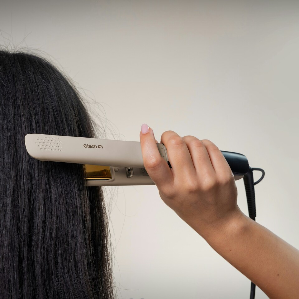 image 1 of Gtech StyleOnic Turbo ION Compact Straighteners (Oyster)