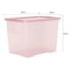 image 5 of Wham Crystal 4 x 80L Stackable Plastic Storage Boxes with Lids