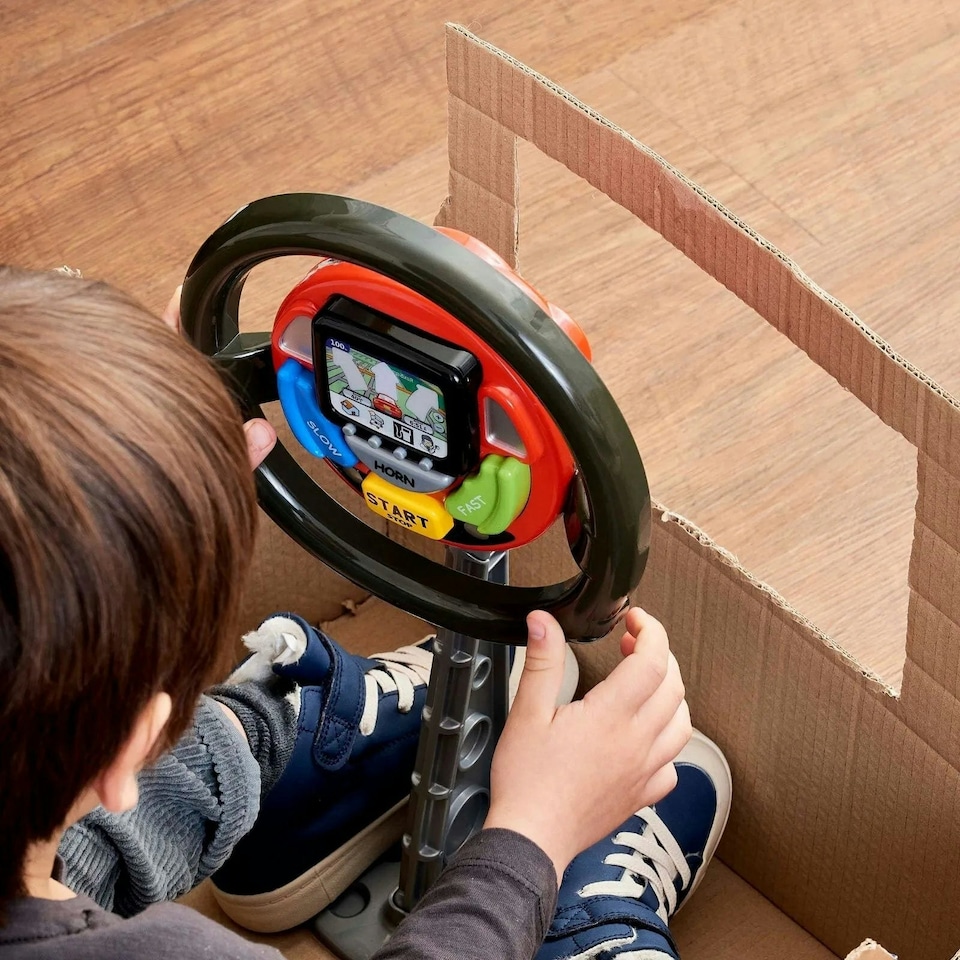image 1 of Casdon Sat Nav Steering Wheel