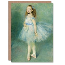Pierre Auguste Renoir Art Card The Dancer Portrait Painting