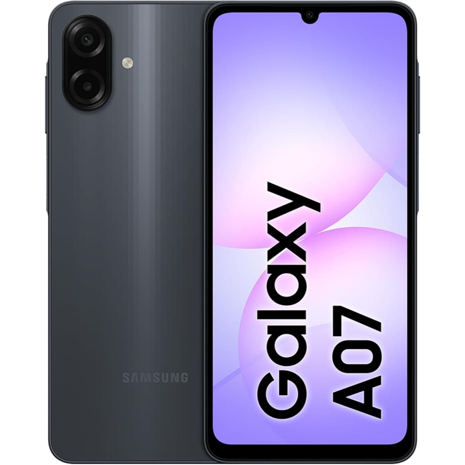 Samsung Galaxy A07 LTE 64GB 4GB RAM Dual SIM Smartphone Black