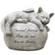 image 1 of Cat With Angel Wings Memorial Grave Marker Or Pet Loss Gift