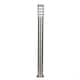 image 4 of ValueLights Wharf Outdoor Stainless Steel 1 Metre Bollard Lantern Light Post & Warm White LED Bulb