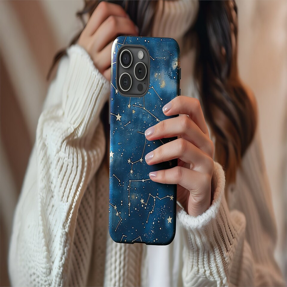 image 1 of Stellar Sky Phone Case Blue | iPhone 13
Slim | iPhone 13
Slim