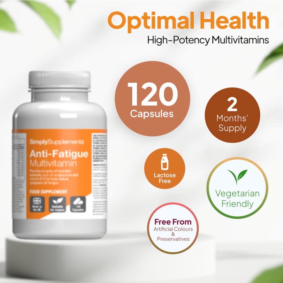 image 1 of Anti-Fatigue Multivitamin - 120 Capsules