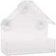 image 1 of 15cm Clear Plastic Glass Window Garden Wild Bird Seed Nut Feeder with Suction Cups