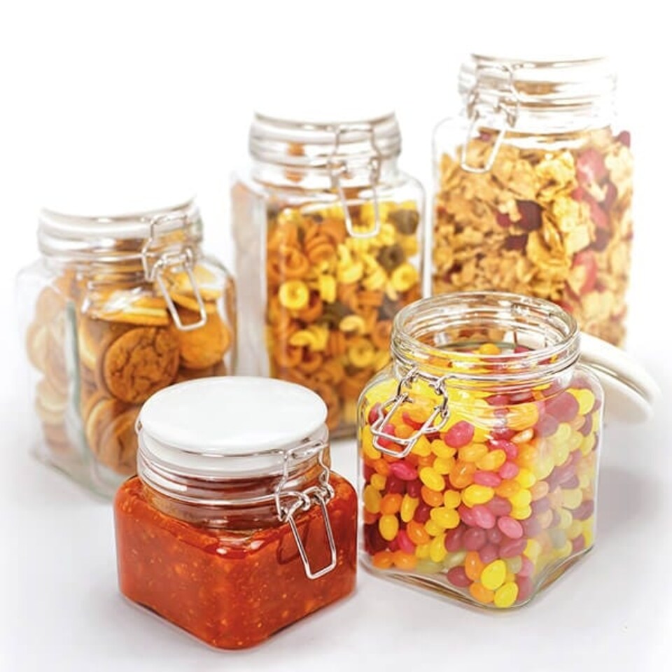 image 1 of Judge Kitchen Clip Top Storage Jar, 750ml