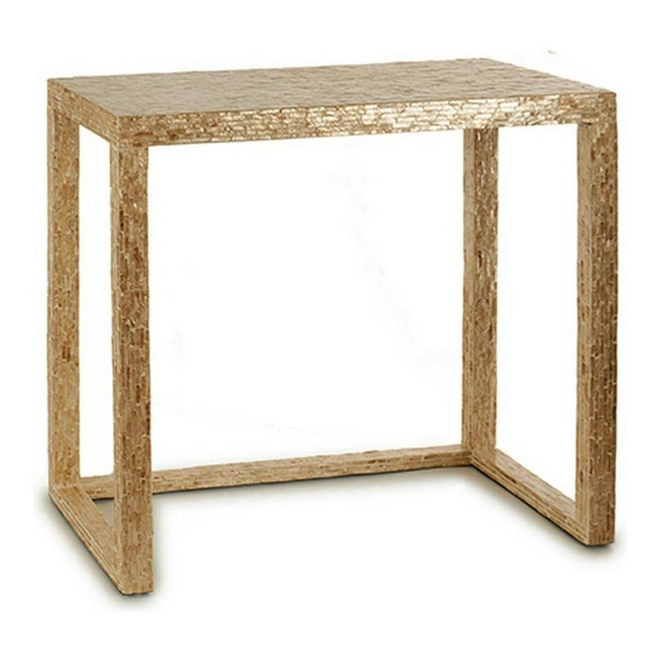 Table Hall Beige White Golden Mother of pearl Particleboard 30,5 x 78 x 90,5 cm N/A