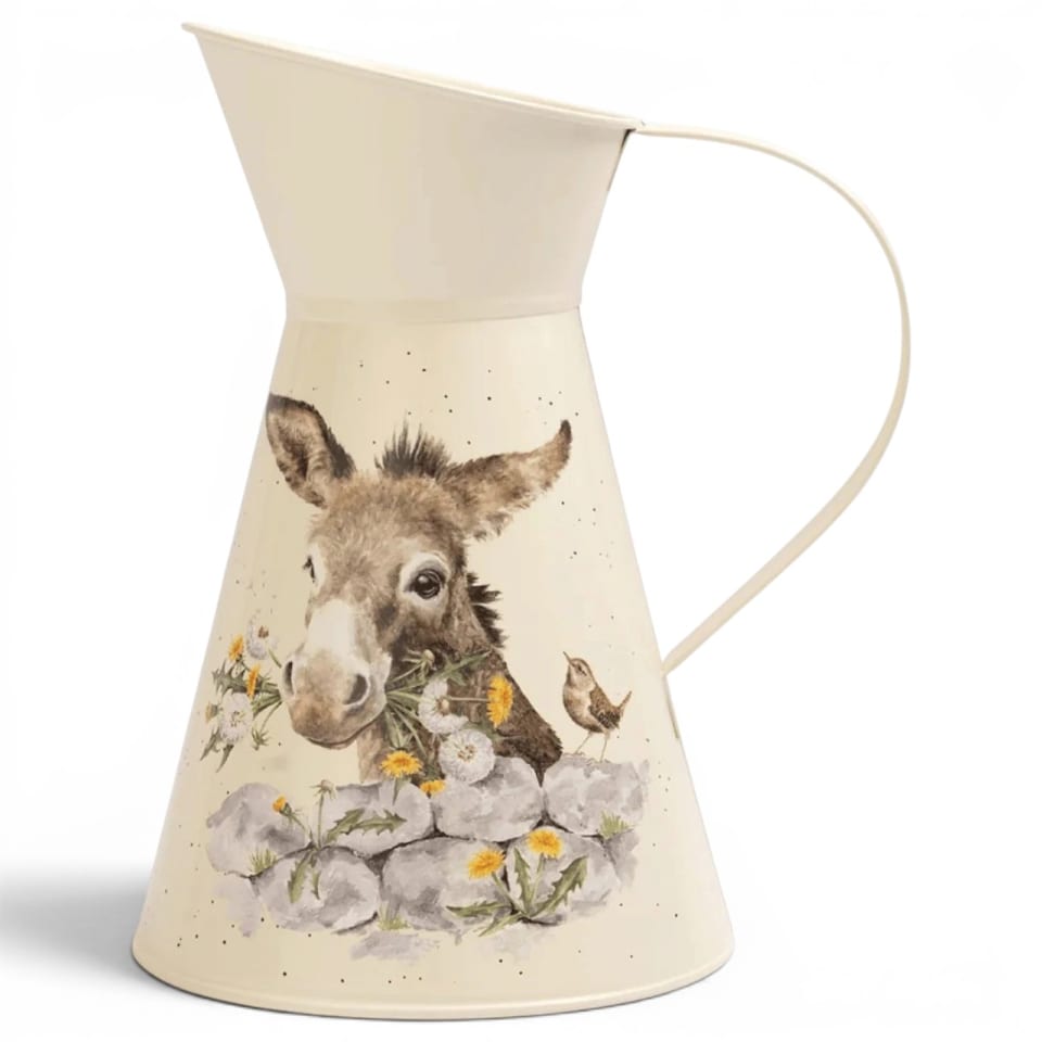 image 1 of Wrendale Designs Fine and Dandy Donkey Flower Jug
