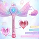 image 7 of Princess Bubble Wand for Kids - Musical Light Up Bubble Machine with Detachable Wings - Indoor Outdoor Birthday Gift