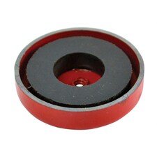 Faithfull Shallow Pot Magnet - Multi Colour - 44.5 x 6.35mm Power 9.0kg