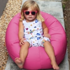 rucomfy Indoor Or Outdoor Kids Water Resistant Small Classic Beanbag