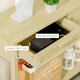 image 8 of HOMCOM Console Table w/ Storage Shelf 2 Drawers for Entryway Bedroom Natural Yellow | Natural