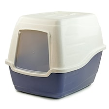 KCT Hooded Blue Cat Litter Box | Blue | One Size | 1