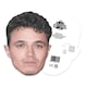 image 2 of Lando Norris Cardboard Face Mask | Multi