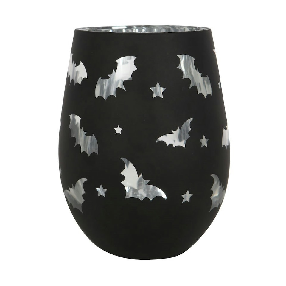 image 1 of Something Different Stemless Wine Glass - Black - One Size