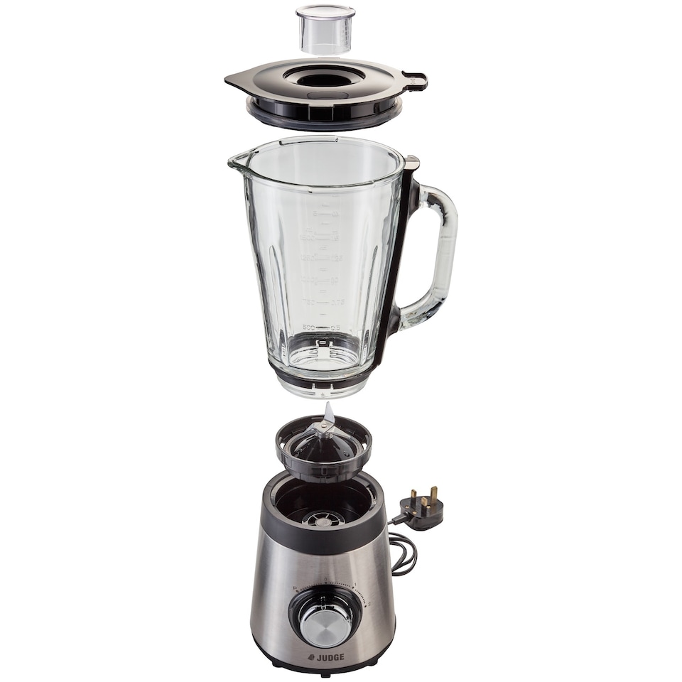 image 1 of Judge 1.5L Glass Jug Blender for Smoothies & Ice Crushing
