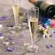 image 2 of Clear Plastic Champagne Tulip Flutes 100ml - Pack of 10