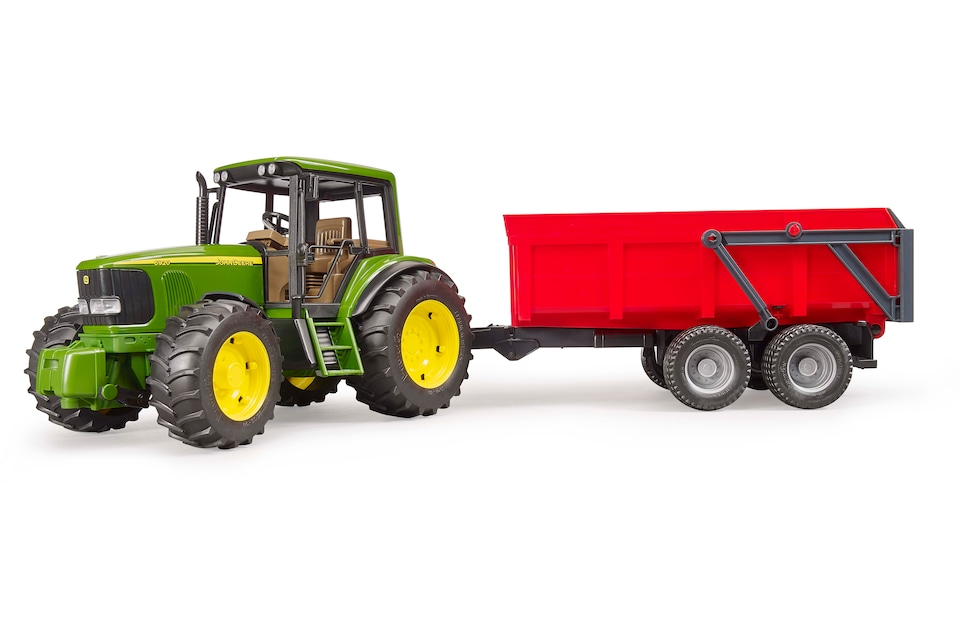 image 1 of Bruder John Deere 6920 with tipping trailer Detailed Vehicle & Playset Model