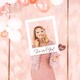 image 2 of She Said Yes White & Rose Gold Hen Party Selfie Frame Photo Prop