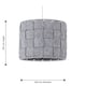 image 7 of Warner - Grey Felt Weave Easy Fit Pendant Shade | Grey | Medium | 1