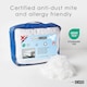 image 5 of Homescapes Luxury Hotel 'Soft as Down' Super Microfibre 2.5 Tog Summer Duvet | White | 1