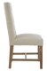 image 5 of Orsina Elegant Upholstered Beige Linen Dining Chair, Comfortable Modern Dining Chair, Durable Small Modern Chair