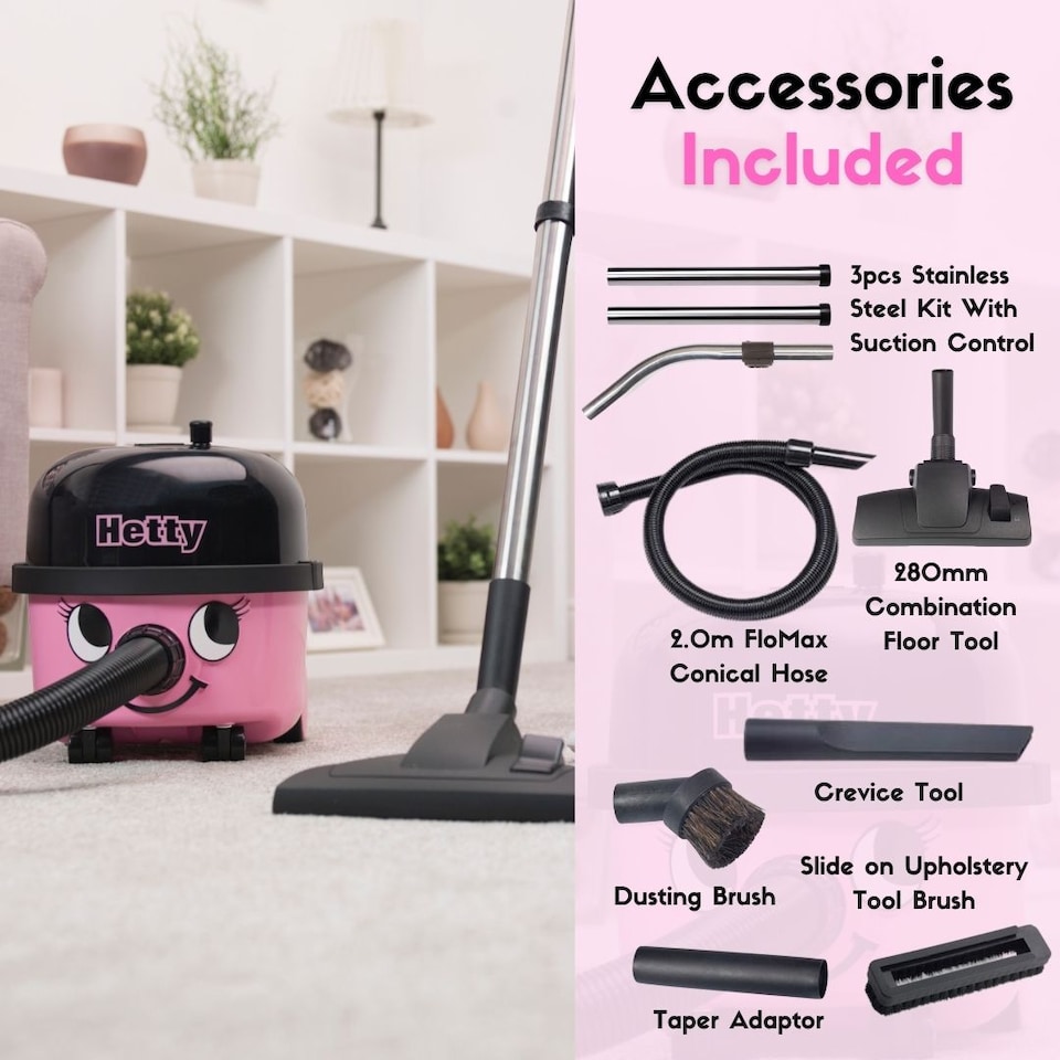 image 1 of Hetty Hoover Henrietta Vacuum Cleaner- HET160-11