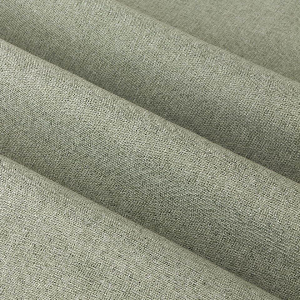 image 1 of Furn The Ultimate Blackout Textured Woven Eyelet Curtain Pair | Green | Sage | 1