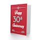 image 2 of Happy 30Th 30 Years Wedding For Wife Husband Anniversary Card