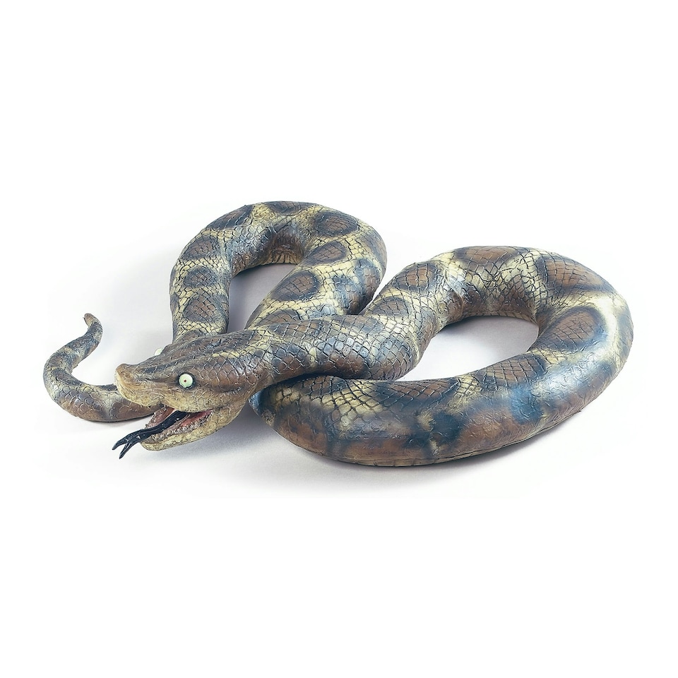 Bristol Novelty Large Rubber Snake - Brown - One Size One Size